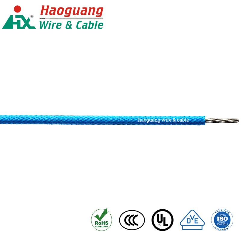 60245 IEC-03 Silicone Rubber Braided High Temperature Hook-up Wire